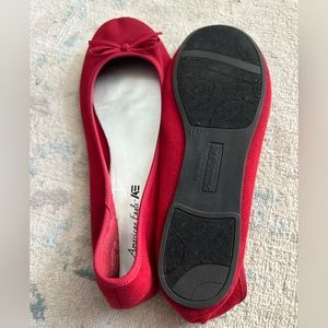 American Eagle Red Ballet Flats